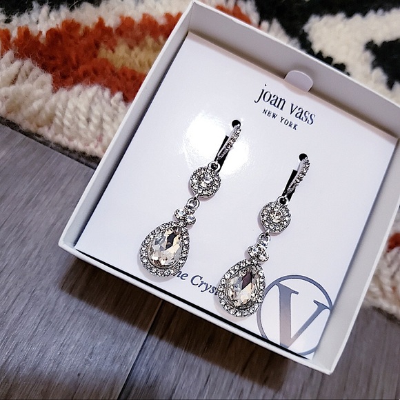 Joan Vass Jewelry New In Box Joan Vass Bridal Genuine Crystal